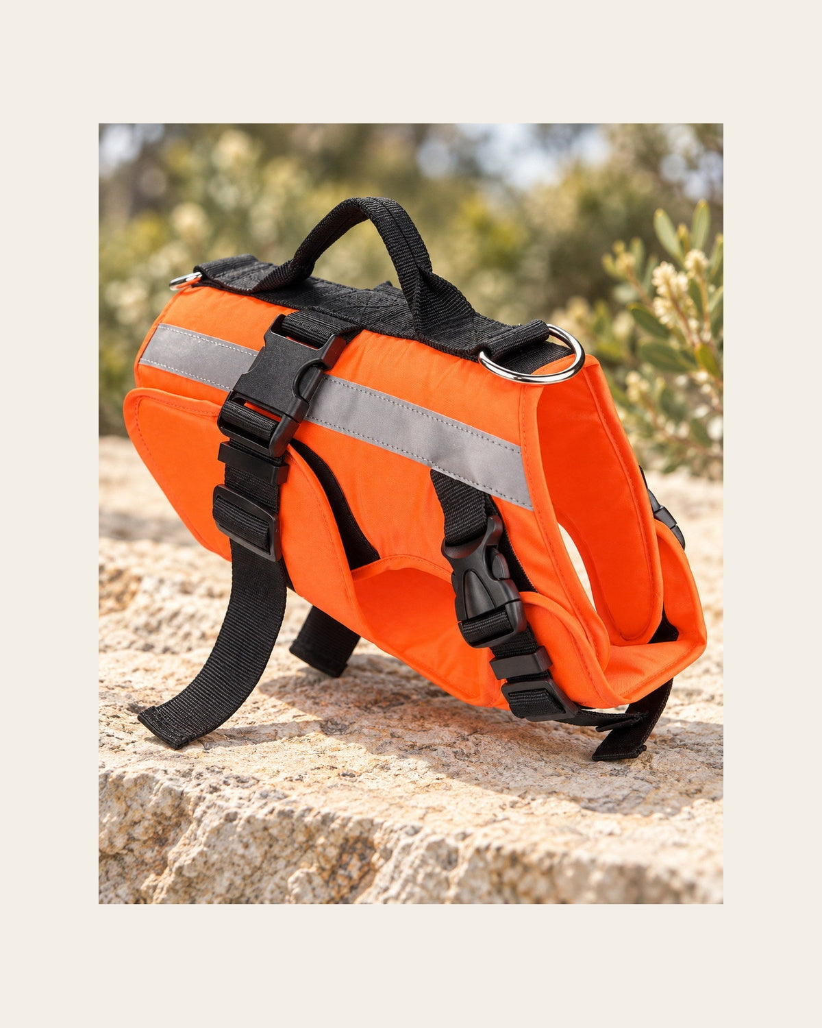Harbour Vest — Reflective Dog Life Jacket — harbour vest detail