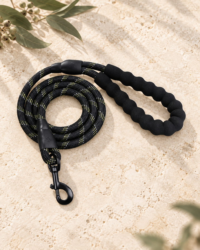The Sutton Lead — Reflective Rope Dog Leash — full frame product image