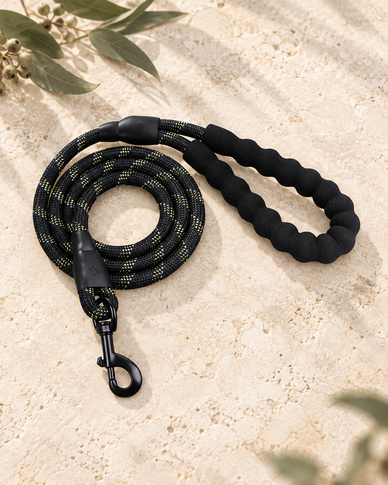 The Sutton Lead — Reflective Rope Dog Leash — full frame product image