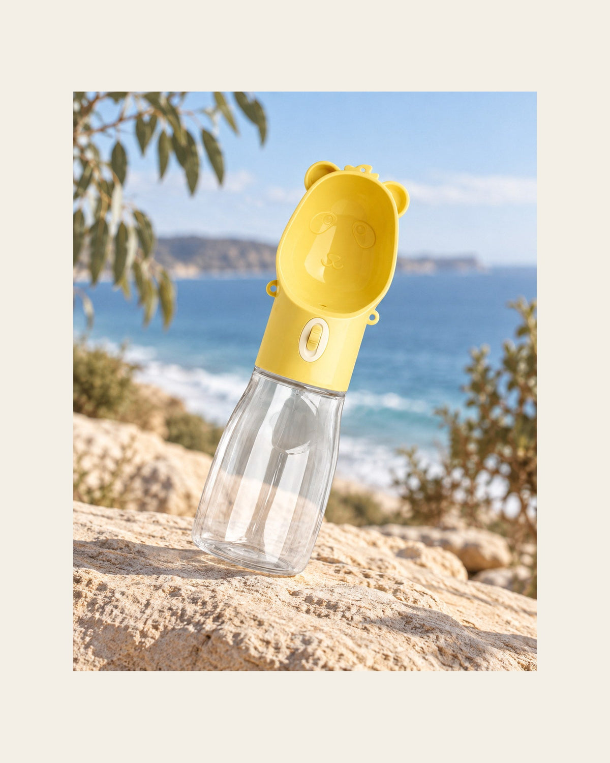 Rover Bottle — Dog Travel Bottle — rover bottle variant yellow