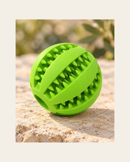 Mint Treat Ball — Textured Enrichment Toy — mint treat ball detail
