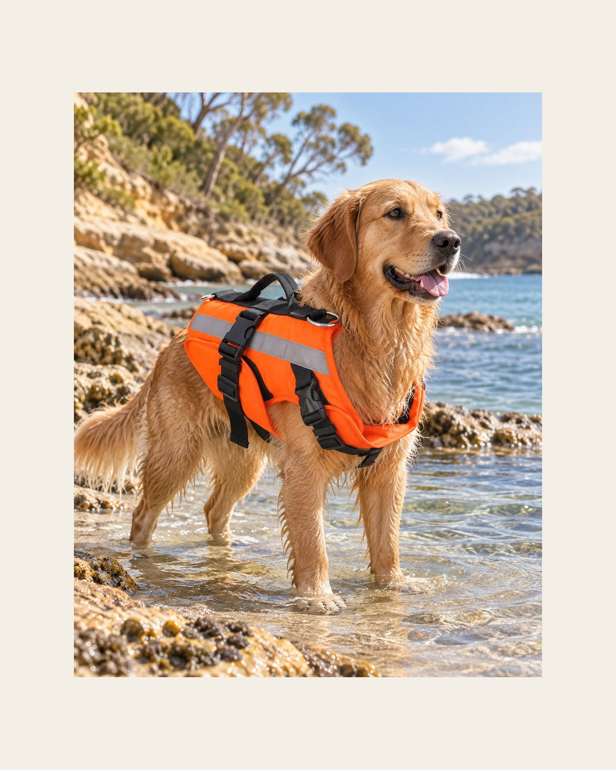 Harbour Vest — Reflective Dog Life Jacket — harbour vest lifestyle