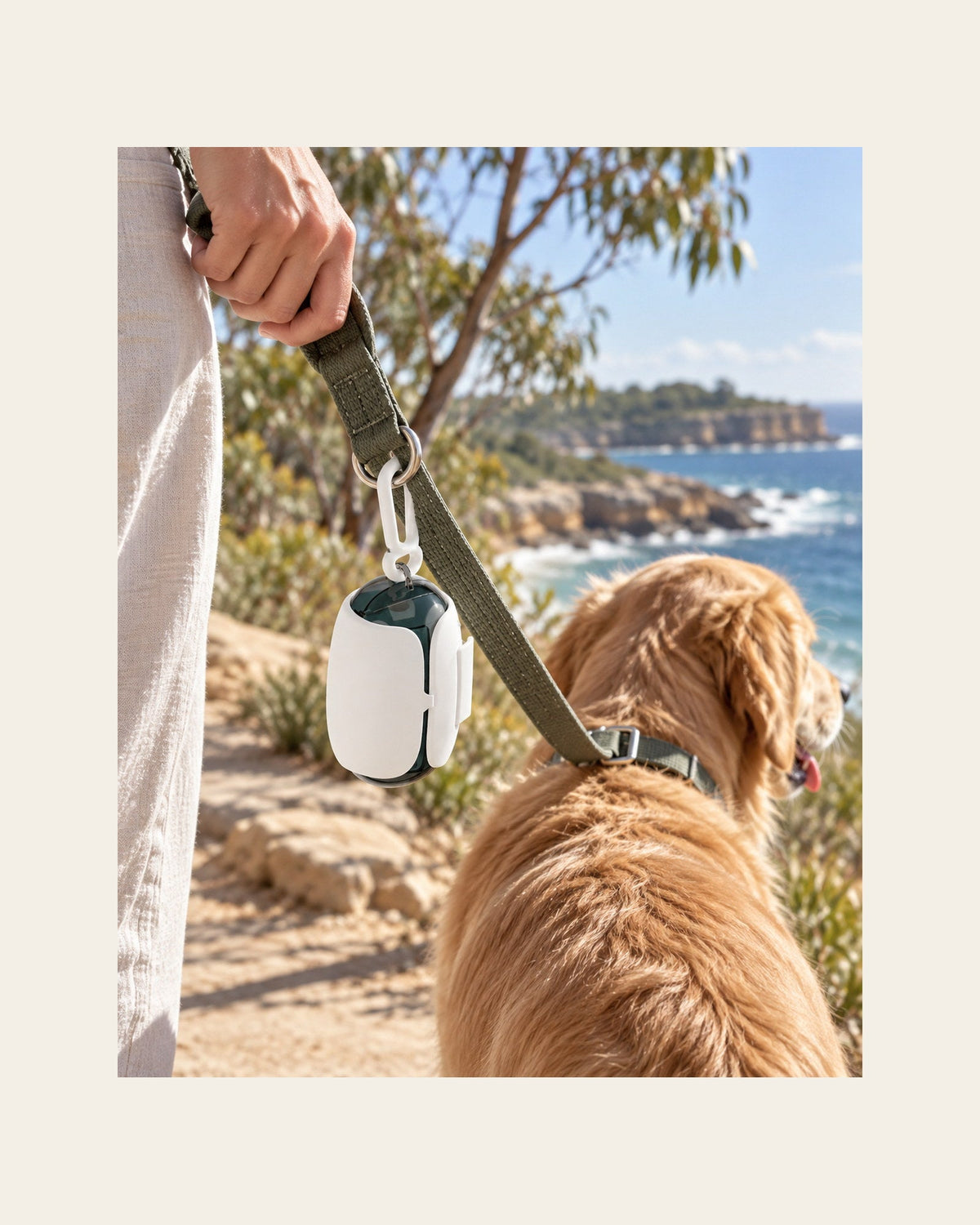 Field Walk Bag Holder — Leash Dispenser — field walk bag holder lifestyle