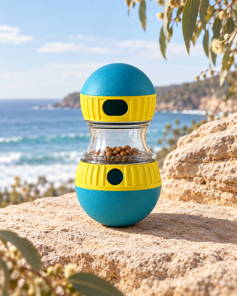 The Field Tumbler — Slow-Feed Puzzle Toy — full frame product image