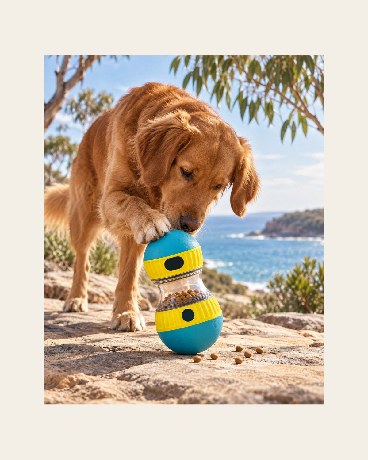 Field Tumbler — Slow-Feed Puzzle Toy — field tumbler lifestyle