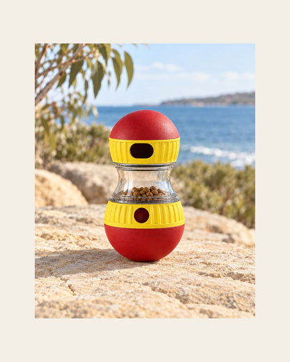 Field Tumbler — Slow-Feed Puzzle Toy — field tumbler variant red
