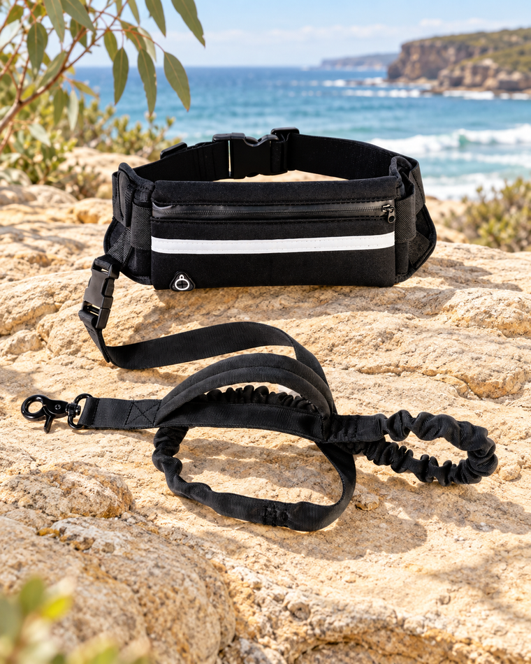 The Field Runner — Hands-Free Dog Leash — full frame product image