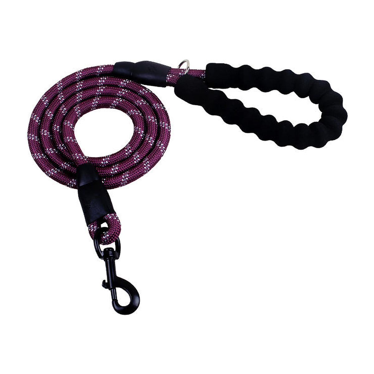 The Sutton Lead reflective rope dog leash with padded handle