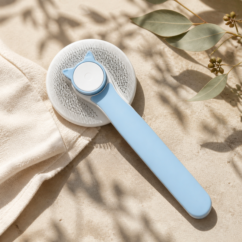 The Coat Brush on pale limestone with eucalyptus shadows